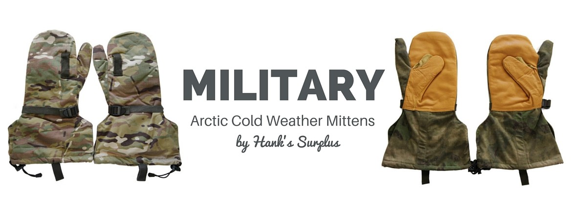 Military Camouflage Cold Weather Leather Snow Ski Hunting Mittens